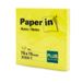 Plus Office Post-Its Notitieblok, neon zelfklevende notities voor kantoor, school, universiteit, voor snelle notities en herinneringen, blok met 100 vellen, zelfklevend, geel, 12 stuks