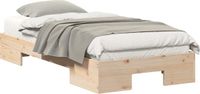 vidaXL Bedframe Bruin 90 x 190 cm