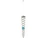 Nature's Melody Windgong Crystal Vortex Spinner 30 Cm Rvs Aqua