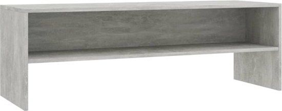 vidaXL Tv-meubel 120x40x40 cm bewerkt hout betongrijs
