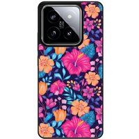 Fleurs Fleurs exotiques Verstevigd hoesje met sublimatie bedrukking, compatibel met Xiaomi 14