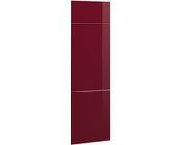 Vicco R-Line Keukenfront – 59.6 x 196 cm meubelfront voor de koelkastombouwkast Rode hoogglans