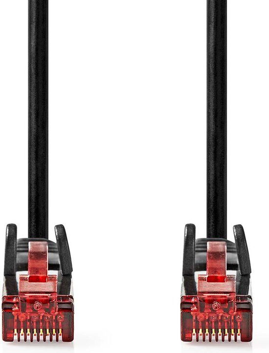 Nedis CAT6 Netwerkkabel - RJ45 - RJ45 - 20m - Zwart