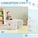 AIYAPLAY Kinderstep MDF 60x44.5x86cm Wit