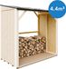Timbela M984 - LP SmartSide Houtopslag - 2,54 m² - Abri pour bois de chauffage avec ~4,4 m³ de capacité de stockage