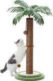 Merkloos / Sans marque 85 cm High Cat Scratching Post with Interactive Balls - Brown