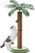 Merkloos / Sans marque 85 cm High Cat Scratching Post with Interactive Balls - Brown