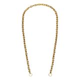Lucardi Dames Stalen goldplated bedel ketting marina - Collier - Acier - Doré - 60 cm