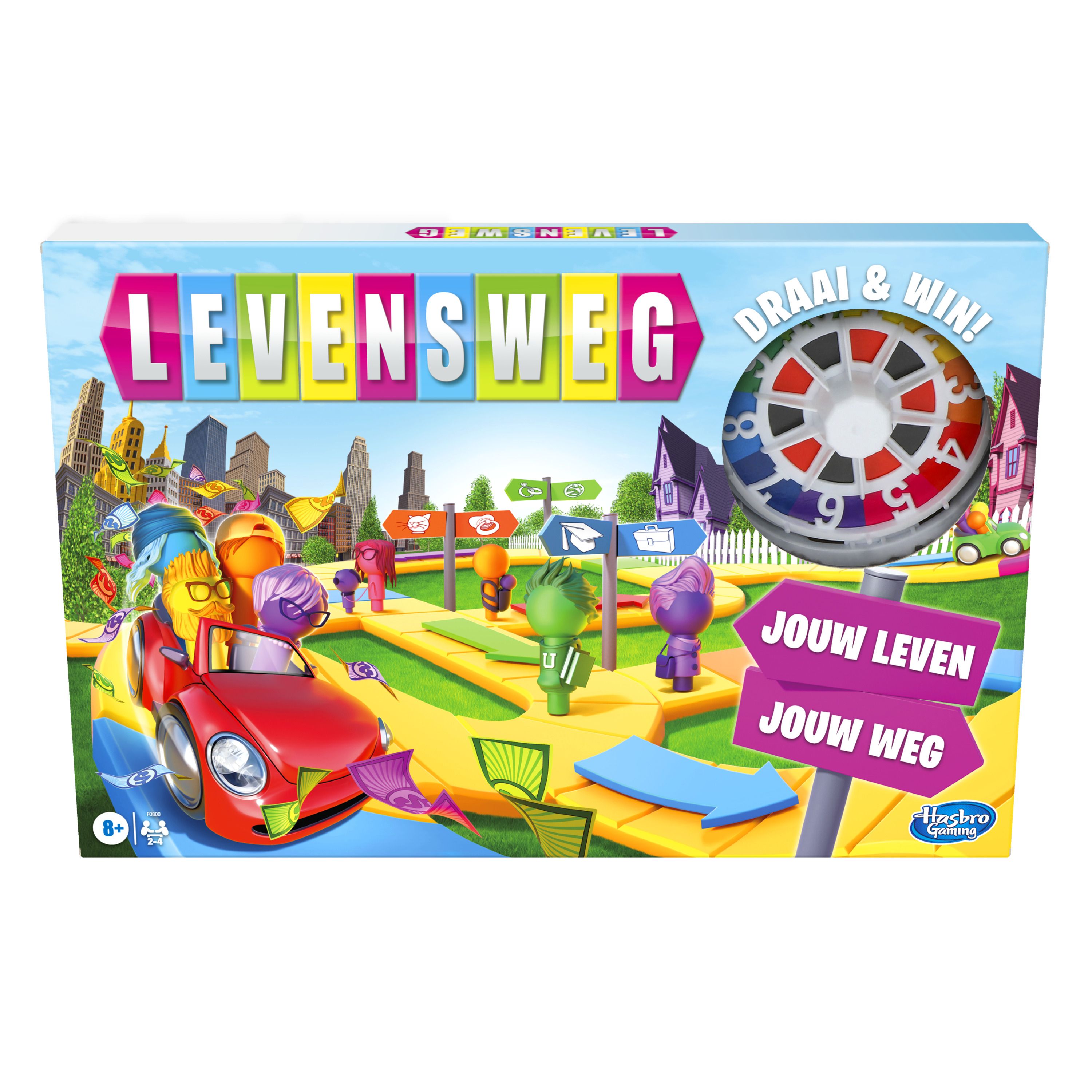 Hasbro Gaming Levensweg Bordspel - Familie Spel voor 2-4 Spelers - Vanaf 8 Jaar - Nederlands