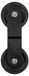 Nylon Poulie double - Poulie de câble - 90 mm - Roulements à billes en acier au carbone - Pour cordes jusqu'à 7 mm