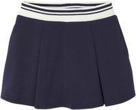 Vertbaudet Sportieve meisjesskort in tennisstijl marineblauw