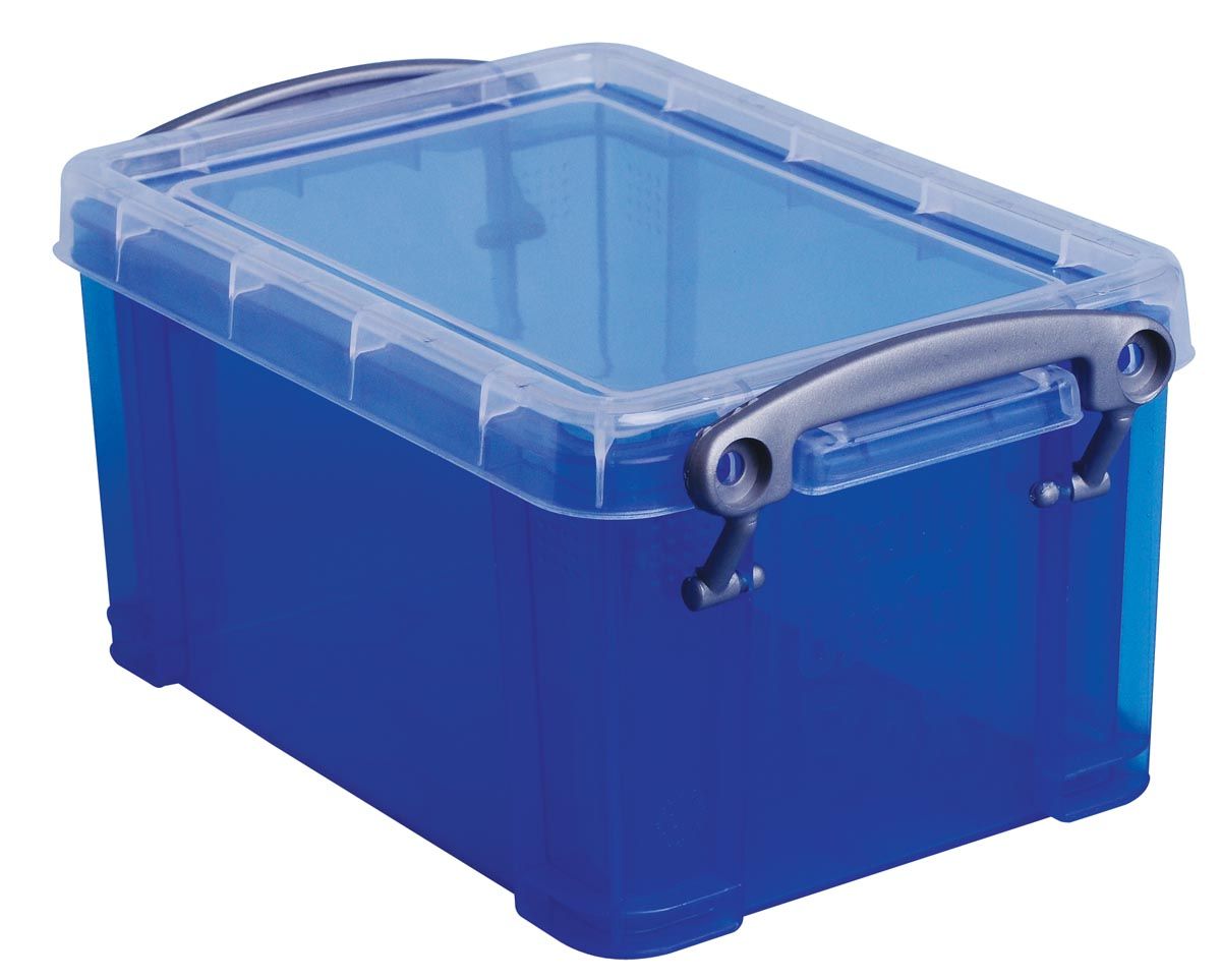 Really Useful Box Stapelbare opberg blauw 0,7 l 155 x 100 x 80 mm