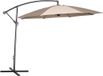Garden Impressions Athene zweefparasol - Ø300 cm - carbon black - taupe