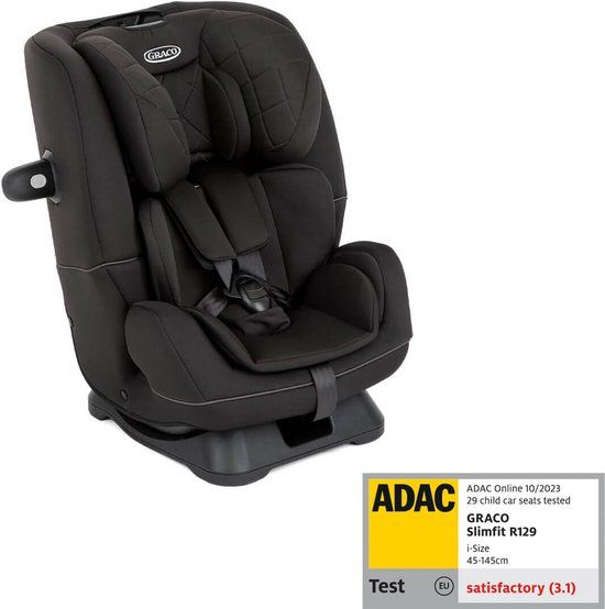 Graco SlimFit R129 Autostoel - Midnight - Zwart