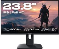 JAPANNEXT Gaming Monitor 23.8" IPS Full HD (1920x1080) 200Hz 0.5ms