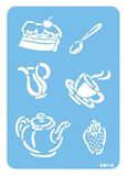 PME SMI16 Taartdecoratiesjabloon Blauw