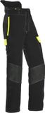 SIP-Protection 1SQA Kettingzaagbroek Zwart/Geel XS
