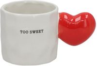 Gerimport Mok - Too Sweet - Wit - Keramiek - 420 ml