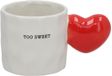 Gerimport Mok - Too Sweet - Wit - Keramiek - 420 ml
