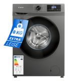 Bomann WA 7185 Wasmachine - 8 kg - 1400 RPM - Zwart