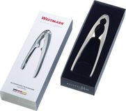 Westmark Notenkraker, Monopol Edition, zwaar materiaal, lengte: 18,1 cm, gegoten zink, satijnglans, Elegante, zilver