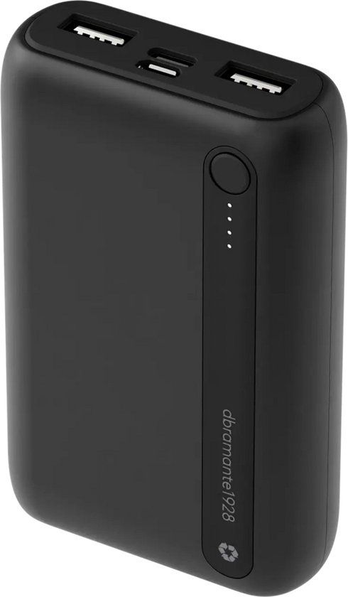 dbramante1928 re-charge Powerbank 10.000 mAh - Zwart