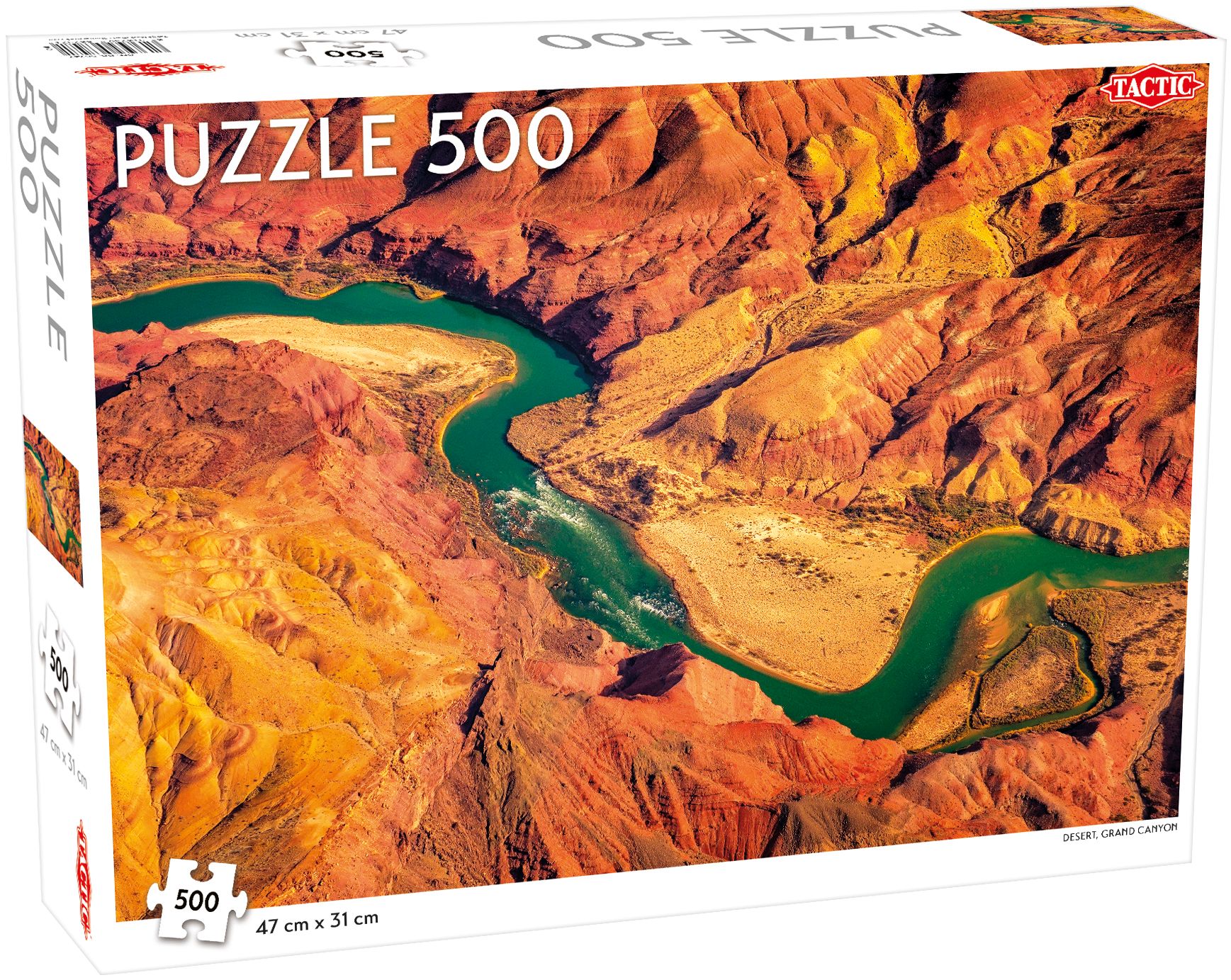Tactic Landscape: Desert Grand Canyon - 500 stukjes Puzzel - Unisex - 8+ jaar