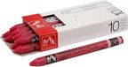 Caran D'ache Neocolor II Carmine Red (080) Wax Crayons - 10 Pieces