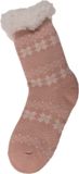 Out of the Blue Nordic huissokken/slofsokken - dames - gebreid - oud roze - maat 36-41