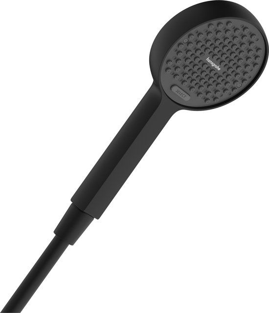 hansgrohe Activera S - Handdouche - EcoSmart waterbesparend - Select-knop bediening - 95mm - 2 straalfuncties - Mat Zwart