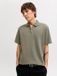JACK&JONES JPRBLAETHAN SS ZIP POLO SN Heren Polo Chambray Blue XS