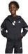 Adidas Future Icons 3 Stripes Woven Sweatshirt Met Rits Zwart 7-8 Years Jongens,Meisjes