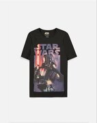 Star Wars Vintage Poster Darth Vader T-Shirt Zwart/Paars - Officiële Merchandise