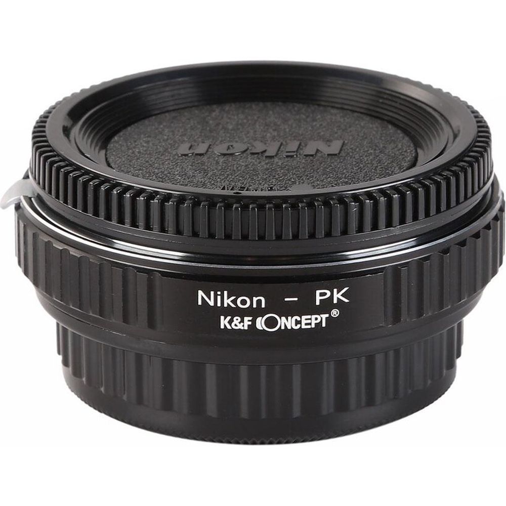 K&F Concept Lens Adapter Nikon F - Pentax K (met glas)
