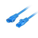 Lanberg PCF6A-10CC Netwerkkabel Blauw 1 m Cat6a S/FTP Rond