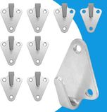 Merkloos / Sans marque Shenzhen Haorui Industrial Technology Co., Ltd. 24 stuks aanhangwagenhaak 5-3 * 3-9 cm netbevestigingshaak aanhangwagennethaak metalen nethaak aanhangwagenbevestigingshaak 3 gaten