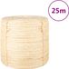 vidaXL Touw 6 mm 25 m 100% sisal