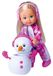 Evi Love Poupée à habiller - Evi Love Snow - 12 cm - Combinaison de neige et bonhomme de neige à construire soi-même