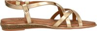 Sub55 Schuurman-Schoenen SUB55 Sandalen Plat - Goudkleur - Maat 40