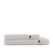 Tommy Hilfiger Legend White 2-delige handdoekenset van badstof en gastenhanddoek van 100% puur katoen