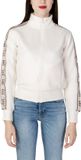 GUESS Dames Sweatshirt Met Rits En Lange Mouwen En Zakken Aan De Voorkant - Zwart - XL