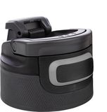 Kambukka Black Steel 3 in 1 Water Deksel - Zwart
