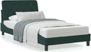 Maison Exclusive - Cadre de lit sans matelas, vert foncé, 100x200 cm, velours