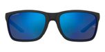 Under Armour Ua 0005/s Lunettes De Soleil Homme Noir Carrées Bleu 58mm Polarisè