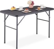 Merkloos Inklapbare Tuintafel - Grijs