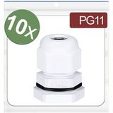 Quadrios 24CA406 Wartel PG11 Polyamide Blanc 10 pièce(s)