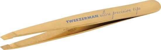 Tweezerman Slant Tweezer Ultra Precision - Goud