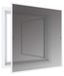 Kit moustiquaire aluminium, 140 x 150 cm, blanc