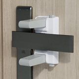 BECOMTO Kinderslot voor deurknoppen (2-pack + 2 deurstoppers)