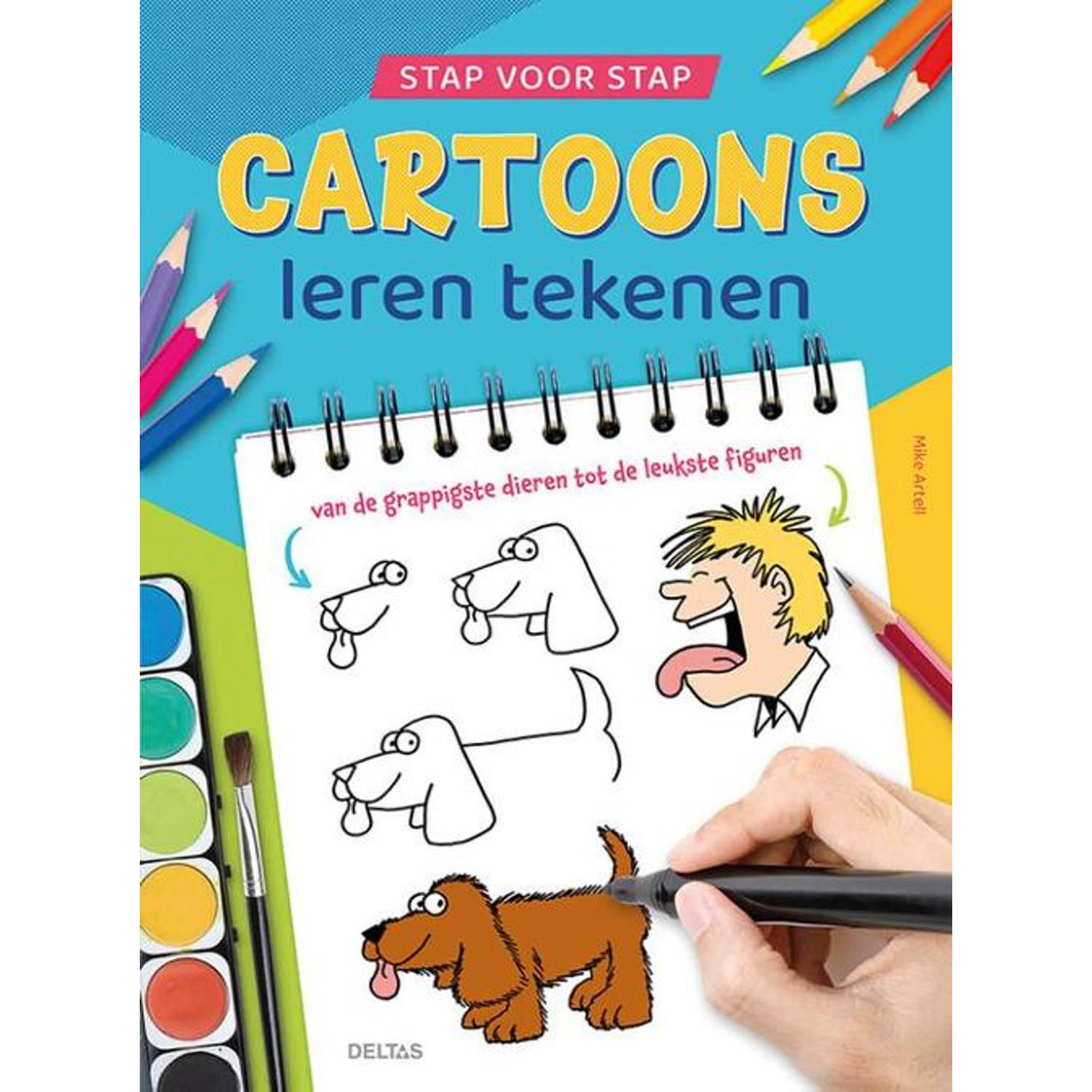 BookSpot stap voor stap cartoons leren tekenen